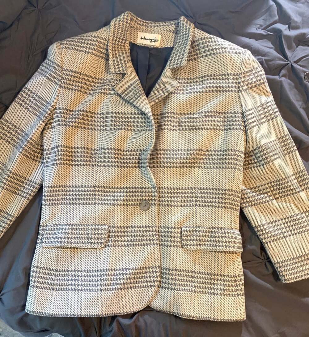 HEURY LEE Women’s Vintage 80’s Tweed blazer